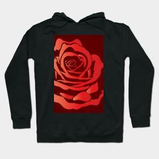 Red Rose Hoodie